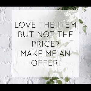 Make me an offer! 😋